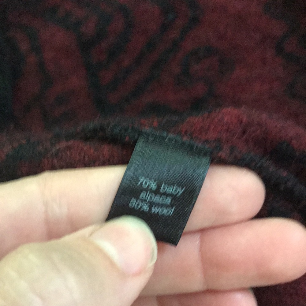 Baby alpaca and wool blend Peruvian Connection cardigan/jacket size S - Picture 4 of 9